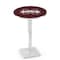 Holland Bar Stool Co 36" Chrome Mississippi State Pub Table L217C3628MssStU - alternate 1